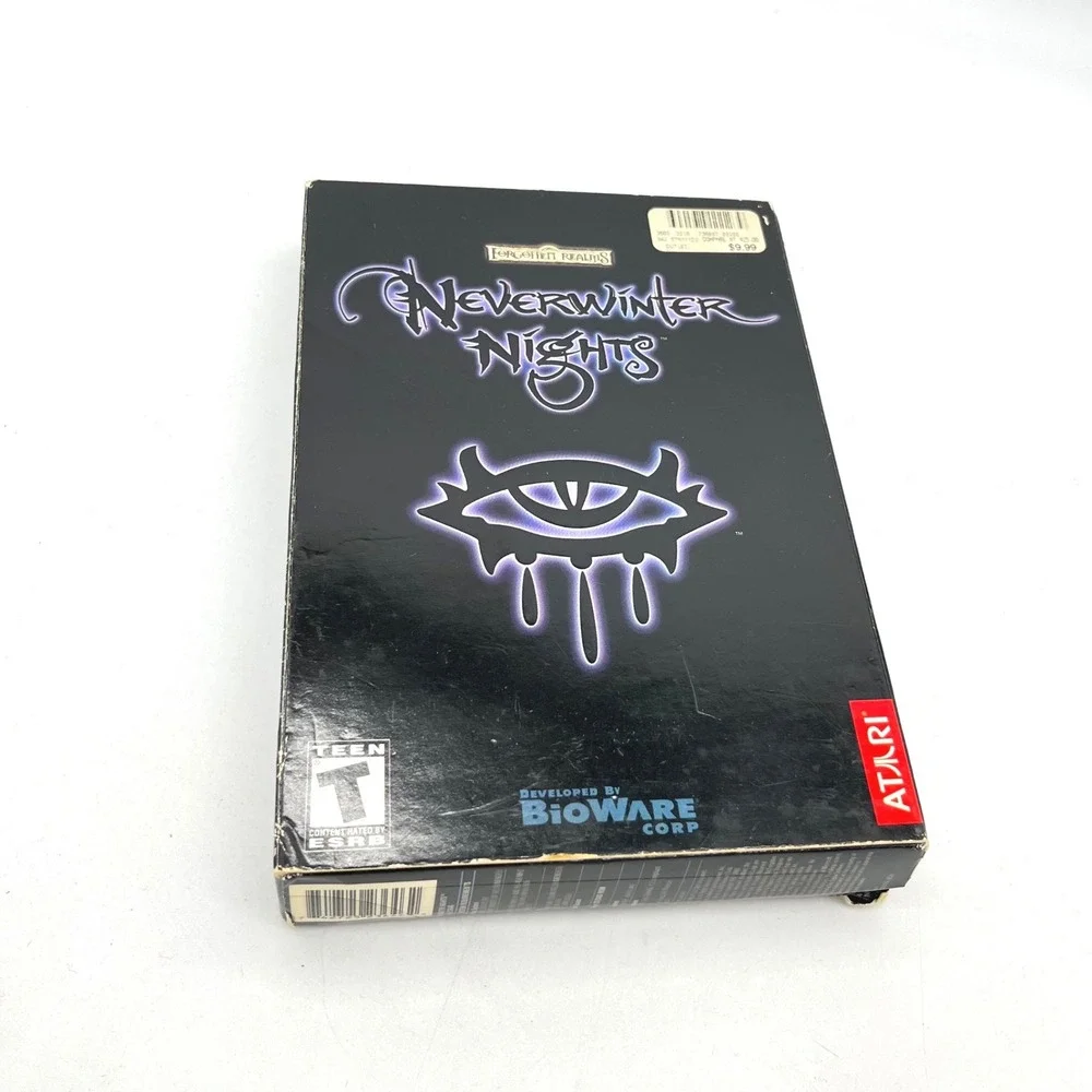 Neverwinter Nights PC Big Box Game BioWare Forgotten Realms D&D‎ with Cloth Map